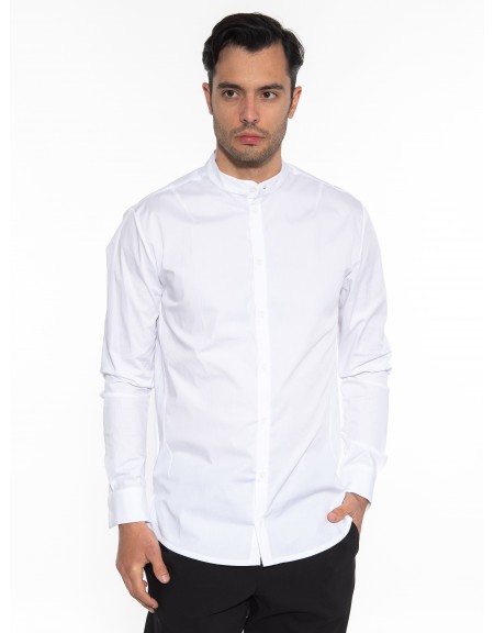 NINETEEN Shirt mao K23-1021 White NINETEEN - 3