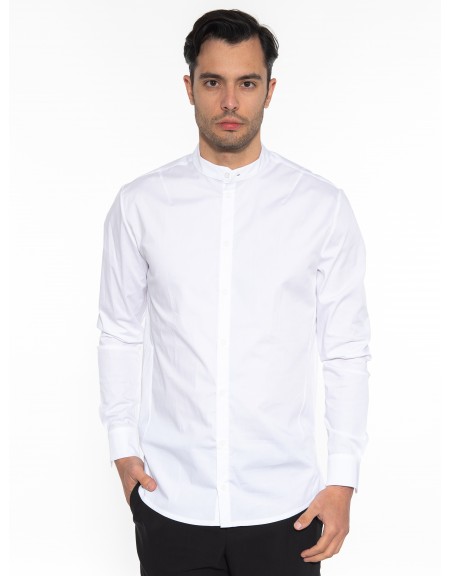 NINETEEN Shirt mao K23-1021 White NINETEEN - 6