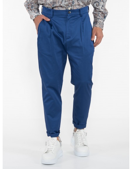 OVER-D Chino Παντελόνι OE1S2S3P31 Μπλε ρουά OVER-D - 1