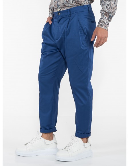 OVER-D Chino Παντελόνι OE1S2S3P31 Μπλε ρουά OVER-D - 4