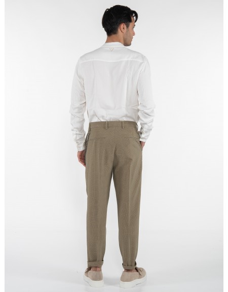 OVER-D Chino Παντελόνι OE1S2S3P10 Λαδί - Μαύρο OVER-D - 10