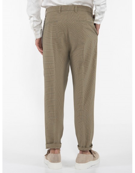 OVER-D Chino Παντελόνι OE1S2S3P10 Λαδί - Μαύρο OVER-D - 2