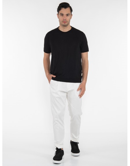 OVER-D T-shirt νημάτινο OT1S2S2M07 Μαύρο OVER-D - 6