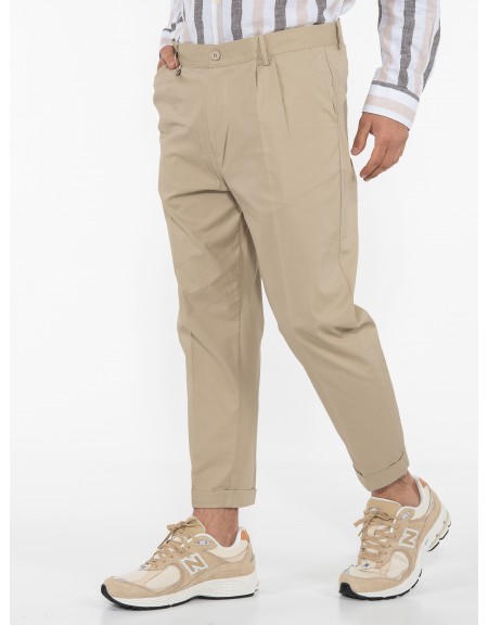 XAGON MAN Chino Pants P23031ZX77LT Beige XAGON MAN - 4