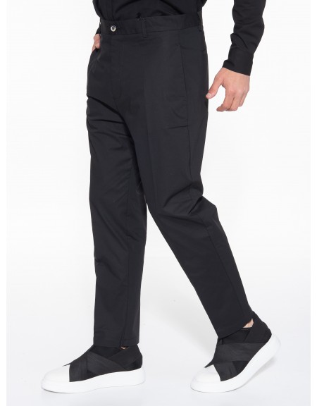 OVER-D Chino Παντελόνι OE1S2S3P03 Μαύρο OVER-D - 4