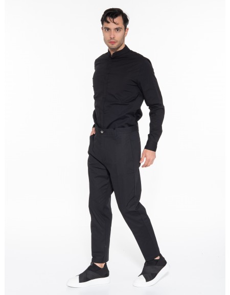 OVER-D Chino Παντελόνι OE1S2S3P03 Μαύρο OVER-D - 9