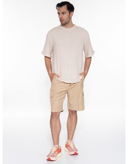 XAGON MAN T-shirt P23082V6300 Μπεζ XAGON MAN - 5