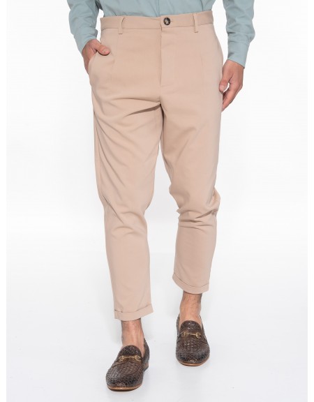 NINETEEN Chino Παντελόνι K24-1034 ΤΑΜΠΑ NINETEEN - 1