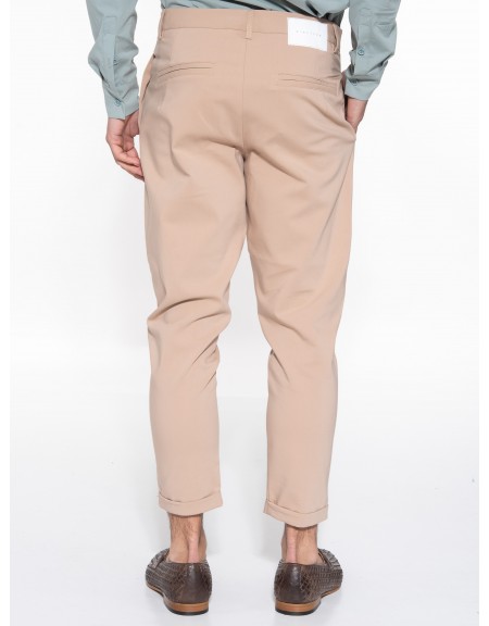 NINETEEN Chino Παντελόνι K24-1034 ΤΑΜΠΑ NINETEEN - 2