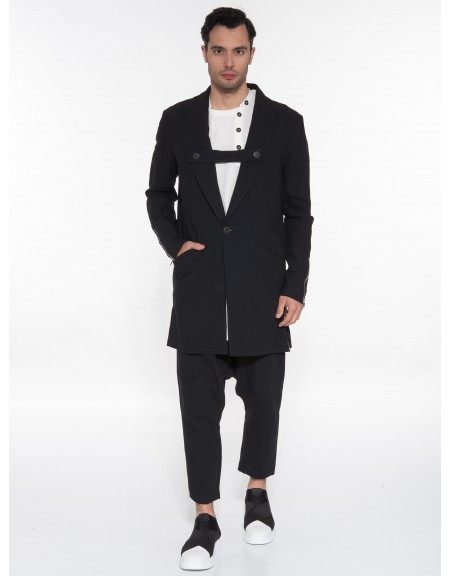 LA HAINE Σακάκι 3B PRODUCER Μαύρο LA HAINE - 6