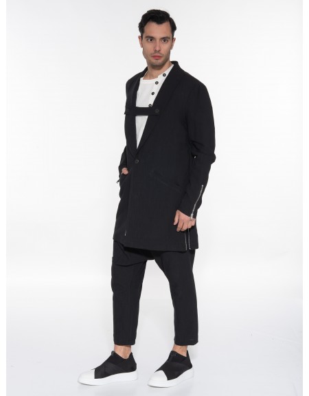 LA HAINE Σακάκι 3B PRODUCER Μαύρο LA HAINE - 9