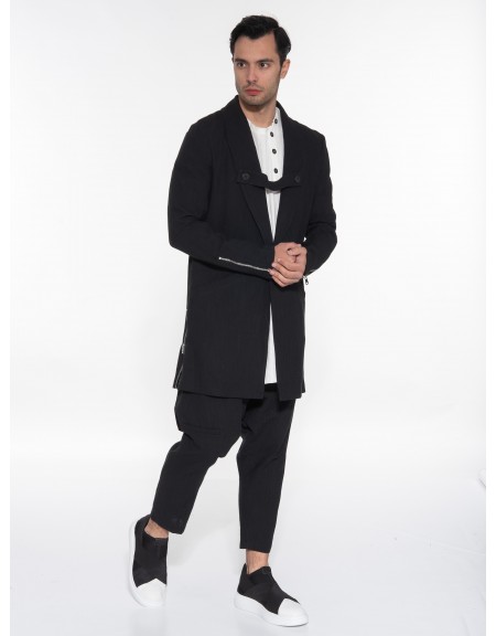 LA HAINE Σακάκι 3B PRODUCER Μαύρο LA HAINE - 7