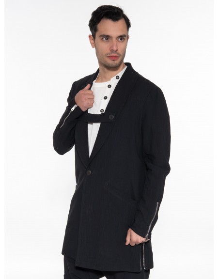 LA HAINE Σακάκι 3B PRODUCER Μαύρο LA HAINE - 4