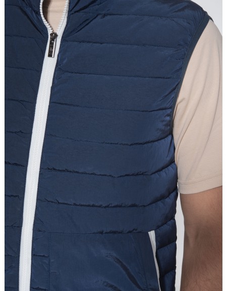 OVER-D Sleeveless jacket mao OC1S0S0J01 Blue OVER-D - 5