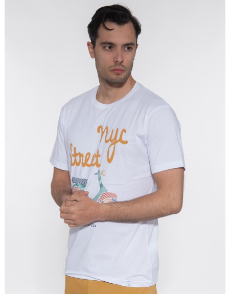 OVER-D T-shirt OE1S2S3T45 Λευκό OVER-D - 4