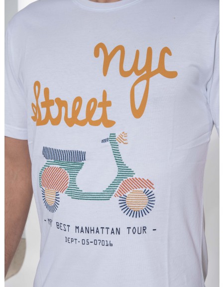 OVER-D T-shirt OE1S2S3T45 Λευκό OVER-D - 5