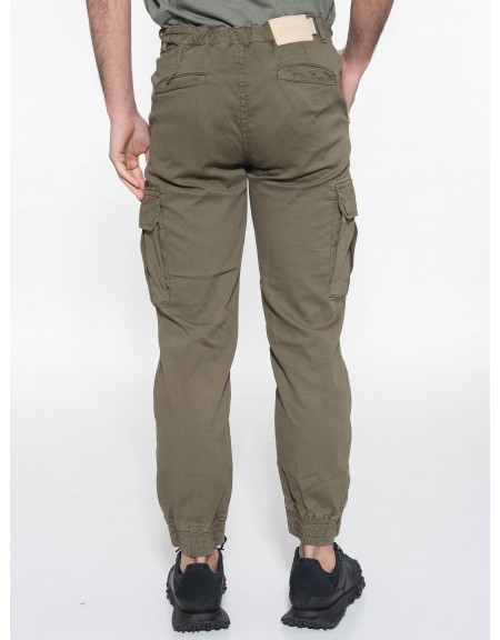 OVER-D Cargo Παντελόνι πικέ OT1S2S2P10 Χακί OVER-D - 2