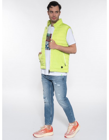 OVER-D Sleeveless jacket mao OC1S0S0J01 Green OVER-D - 9