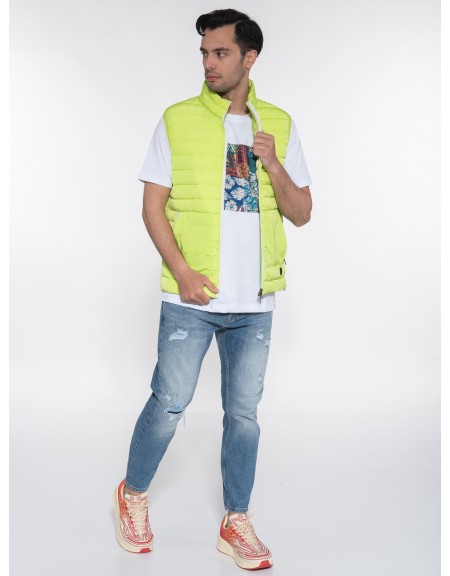 OVER-D Sleeveless jacket mao OC1S0S0J01 Green OVER-D - 7