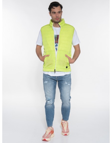 OVER-D Sleeveless jacket mao OC1S0S0J01 Green OVER-D - 6