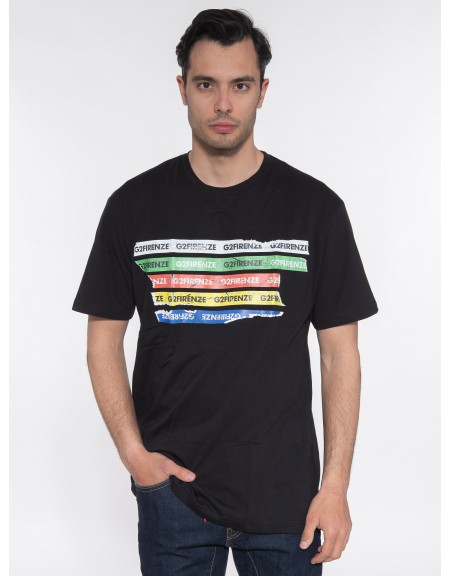 G2FIRENZE T-shirt STRIPES Μαύρο G2FIRENZE - 1