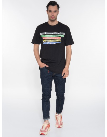 G2FIRENZE T-shirt STRIPES Μαύρο G2FIRENZE - 6