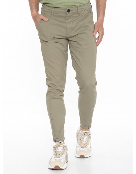 GABBA Chino Παντελόνι PISA LIT P010457 Λαδί GABBA - 1