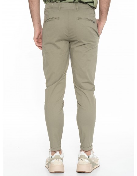 GABBA Chino Παντελόνι PISA LIT P010457 Λαδί GABBA - 2