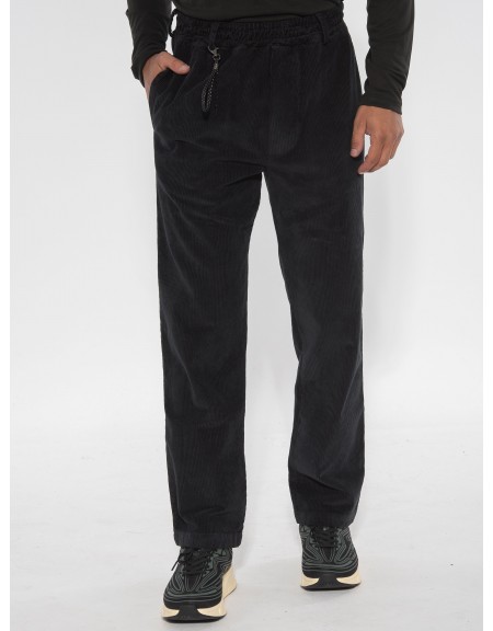 XAGON MAN Παντελόνι κοτλέ 2ZX94ZA Μαύρο XAGON MAN - 1