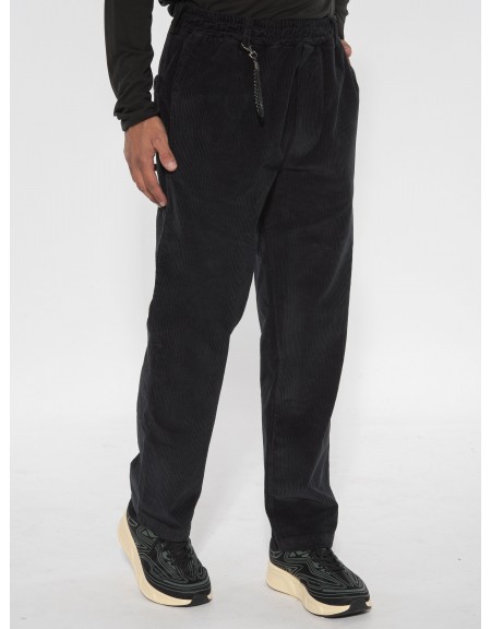 XAGON MAN Παντελόνι κοτλέ 2ZX94ZA Μαύρο XAGON MAN - 3