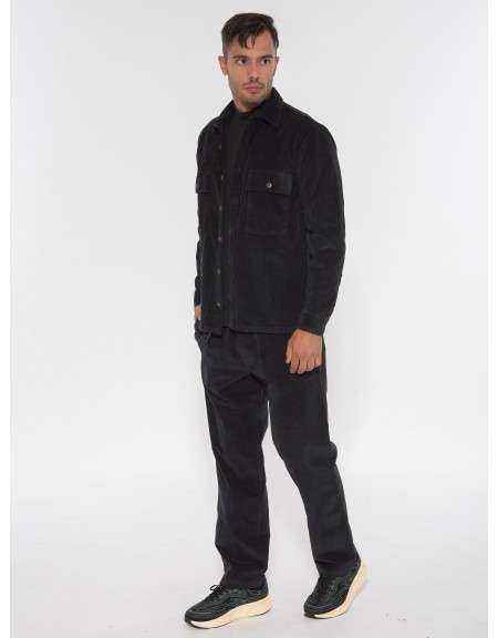 XAGON MAN Παντελόνι κοτλέ 2ZX94ZA Μαύρο XAGON MAN - 8