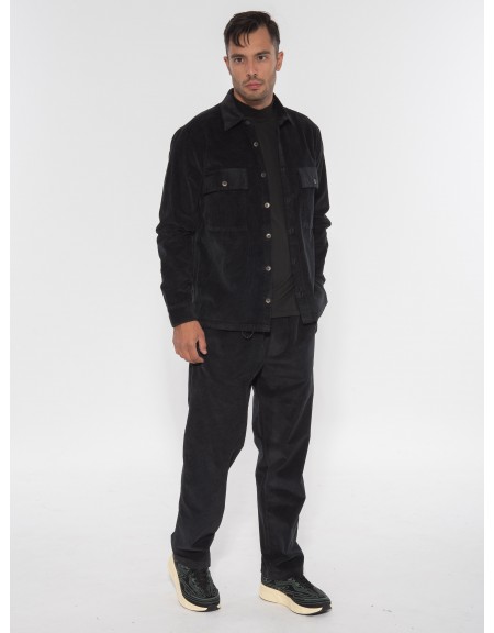 XAGON MAN Παντελόνι κοτλέ 2ZX94ZA Μαύρο XAGON MAN - 6