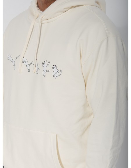 PUMA Φούτερ με κουκούλα 622197 65 PUMA X RIPNDIP TR Off-white PUMA - 5