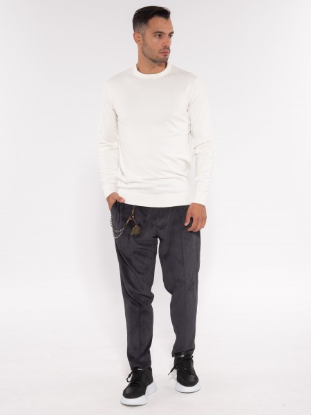 OVER-D Chino Corduroy Pants OE1F2W3P03 Black OVER-D - 7