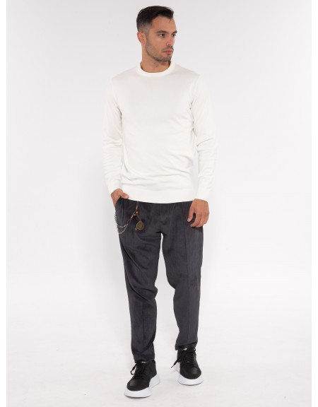 OVER-D Chino Corduroy Pants OE1F2W3P03 Black OVER-D - 7