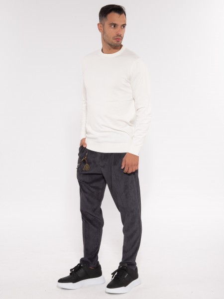 OVER-D Chino Corduroy Pants OE1F2W3P03 Black OVER-D - 11