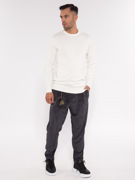 OVER-D Chino Corduroy Pants OE1F2W3P03 Black OVER-D - 8