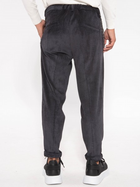 OVER-D Chino Corduroy Pants OE1F2W3P03 Black OVER-D - 2
