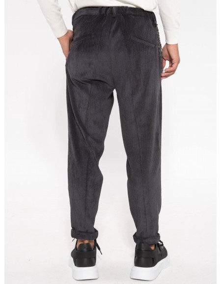 OVER-D Chino Corduroy Pants OE1F2W3P03 Black OVER-D - 2