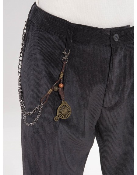 OVER-D Chino Corduroy Pants OE1F2W3P03 Black OVER-D - 5