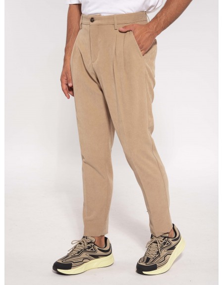 OVER-D Chino Παντελόνι OE1F2W3P16 Μπεζ OVER-D - 4