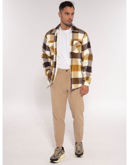 OVER-D Chino Παντελόνι OE1F2W3P16 Μπεζ OVER-D - 7