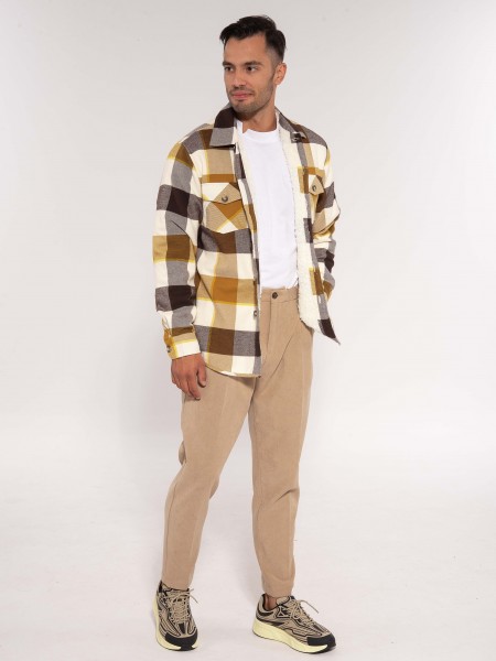 OVER-D Chino Παντελόνι OE1F2W3P16 Μπεζ OVER-D - 10