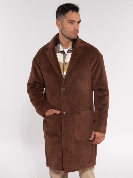 OVER-D Παλτό OE1F2W3K02 Καφέ OVER-D - 1