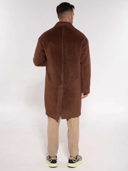 OVER-D Παλτό OE1F2W3K02 Καφέ OVER-D - 8