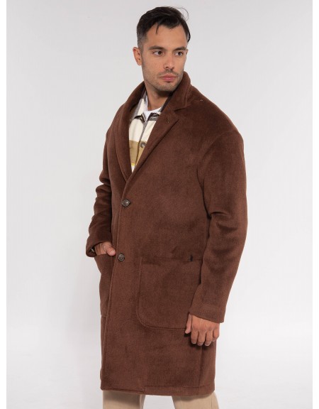 OVER-D Παλτό OE1F2W3K02 Καφέ OVER-D - 4