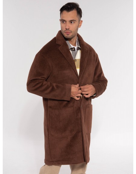 OVER-D Παλτό OE1F2W3K02 Καφέ OVER-D - 3