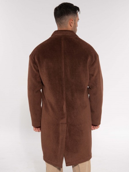 OVER-D Παλτό OE1F2W3K02 Καφέ OVER-D - 2
