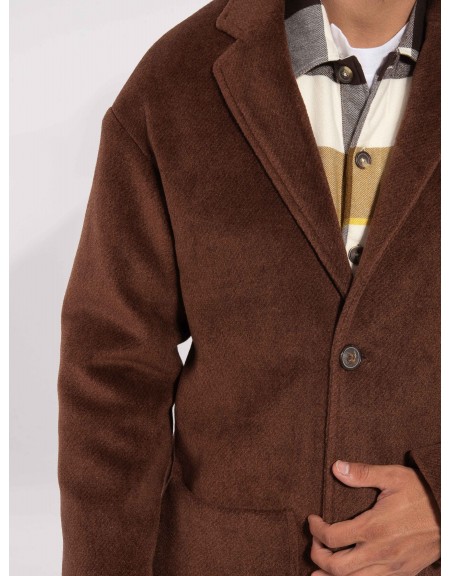 OVER-D Παλτό OE1F2W3K02 Καφέ OVER-D - 5