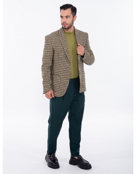 XAGON MAN Σακάκι καρό 2PGOPUL Μπεζ - Πράσινο - Καφέ XAGON MAN - 6
